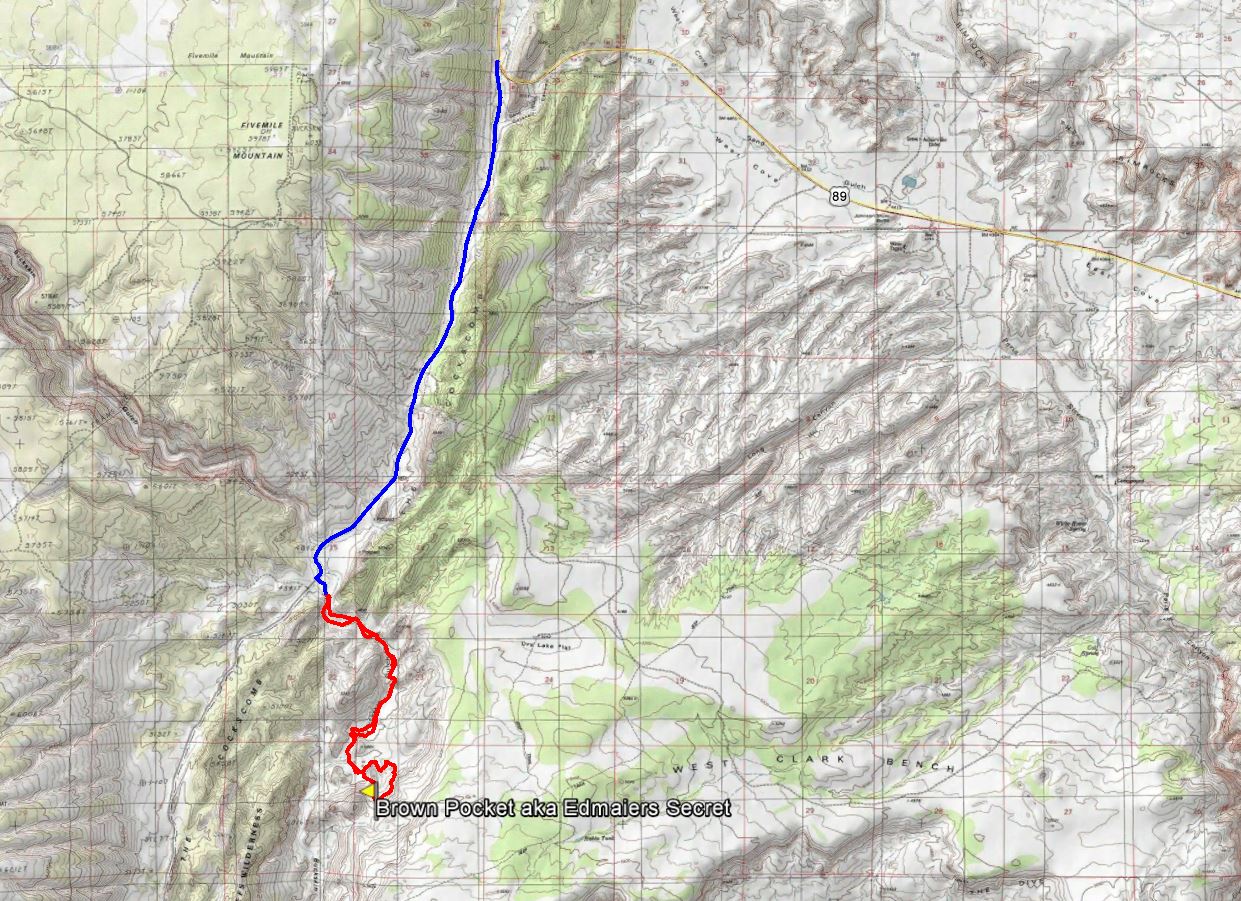 Edmeyer´s-Secret-Paria-Canyon-Vermilion-Cliffs-Wilderness-Utah-22-1024x678 Brown Pocket - Edmaiers Secret