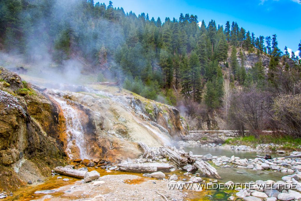 Hot Springs in Idaho entlang des Hyw 21 Snake Pit & Bonneville