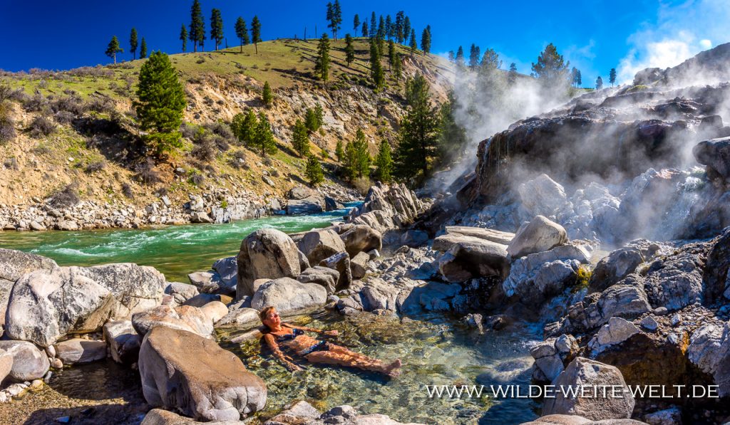 Hot Springs in Idaho entlang des Hyw 21 Snake Pit & Bonneville