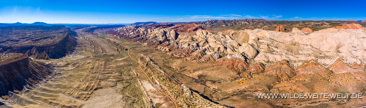 Long-Canyon-Burr-Trail-Grand-Staircase-Escalante-National-Monument-Utah-24 Burr Trail & Waterpocket Fold & Strike Valley Overlook: Aerial Views entlang der Notom-Bullfrog Road [Utah]