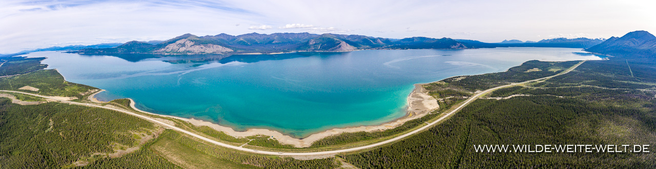 Kluane-Lake-Alaska-Highway-Yukon-7 Landschaften entlang des Alaska & Haines Highway'