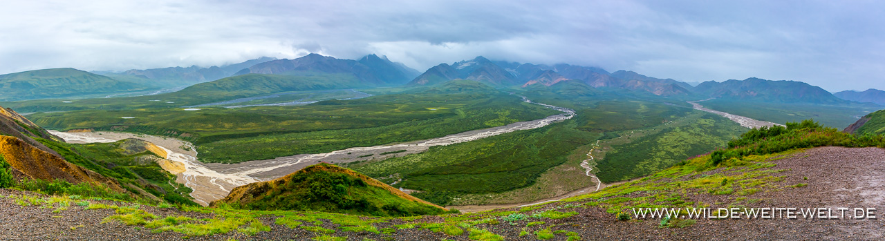 Ruth-Glacier-und-Denali-Denali-Nationalpark-Alaska Rundflug Mount Denali, Denali National Park & Denali Highway [Alaska]