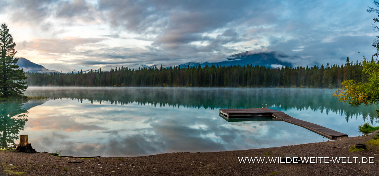 Edith-Lake-und-Pyramid-Mountain-Jasper-Jasper-National-Park-Alberta-3 Seen / Lakes rund um Jasper [Jasper National Park]: Pyramid Lake, Patricia Lake, Annette Lake, Edith Lake, Maligne Lake