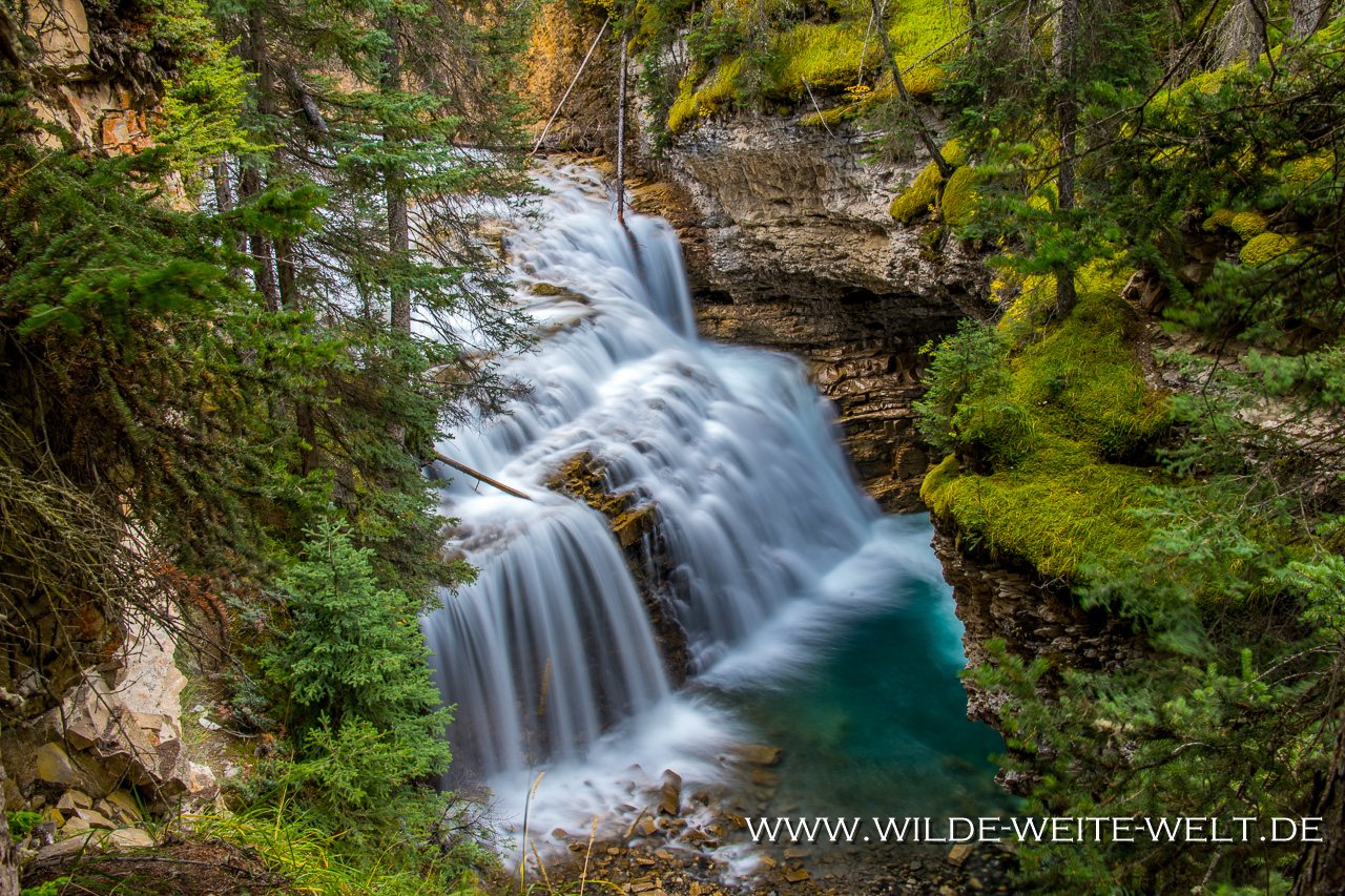 Johnstone-Canyon-Waterfall-Banff-National-Park-Alberta-11 Wasserfälle / Waterfalls in den Canadian Rocky Mountains [Alberta]